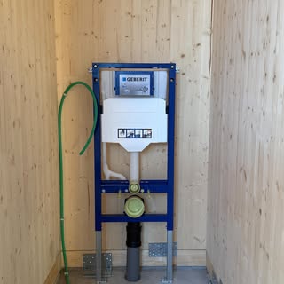 Geberit toiletframe ingebouwd